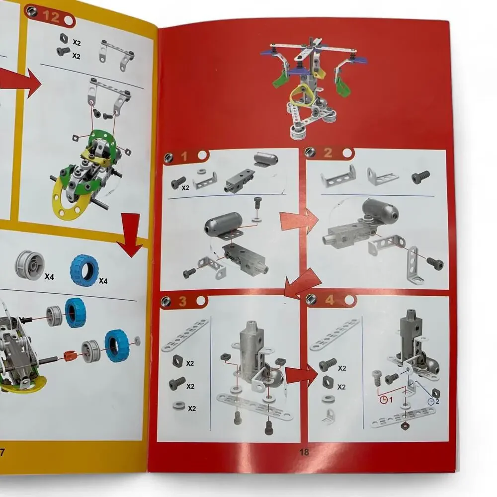 STEM Education BUILD & PLAY 10 Electric Models 109 Pieces by Pakoo Ages‎ 5+